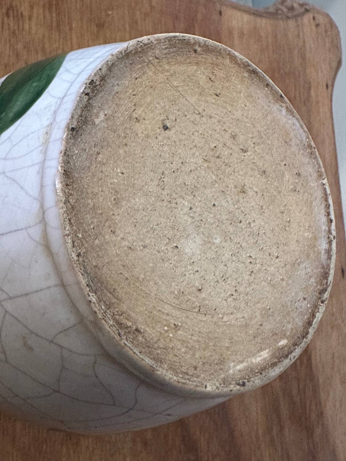 Vintage - Poterie du Marais Pitcher - Cracked Enameled Stoneware