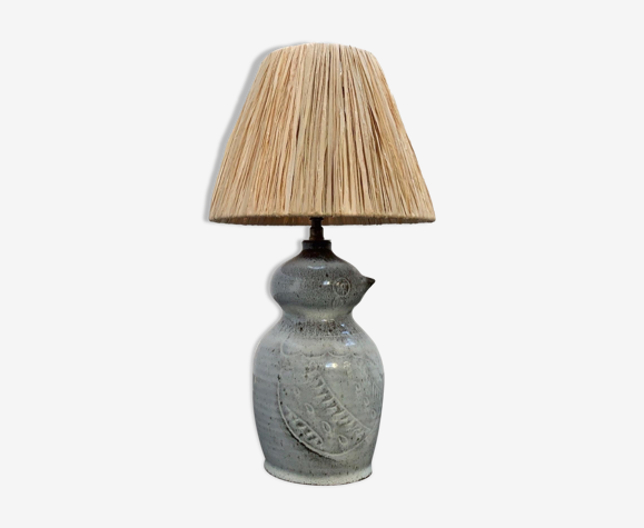 Lampe zoomorphe en céramique par Jeanne et Norbert Pierlot, années 50