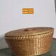 Panier rond paille