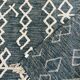 Soft cotton rug with Berber patterns