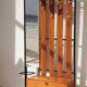 Vintage entryway coat rack – Cabinet with hooks, mirror and storage