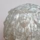 Vintage white Clichy glass art deco lamp