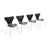 Set of 4 butterfly chairs by Arne Jacobsen for Fritz Hansen