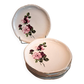 6 assiettes dessert de chez Gien modèle "Chinon" en très bon état