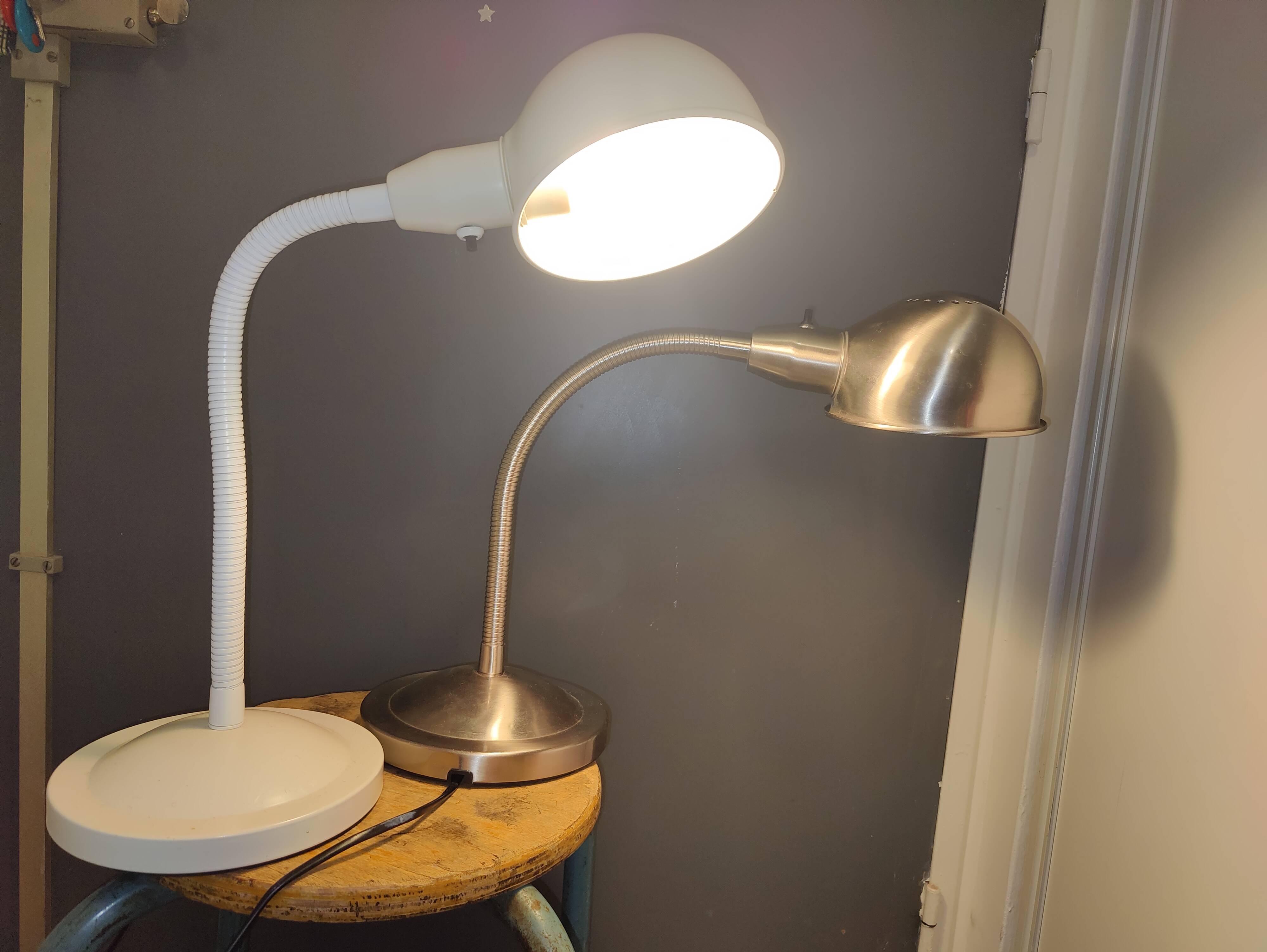 Ikea lamp Format A0103 white (cream) vintage 1980s