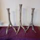 Brutalist "Tree" Candlestick in Cast Aluminum, 1970s