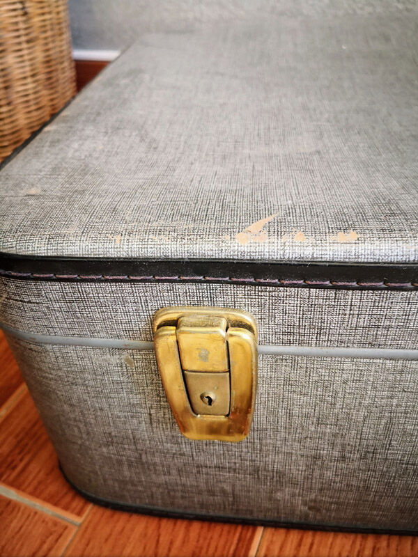 Grey suitcase