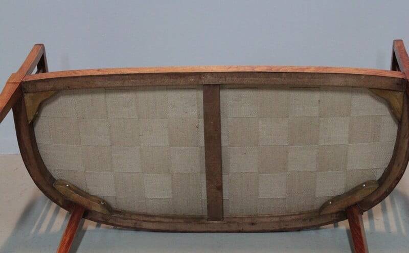 Art Deco Bench in 20th Century Beech