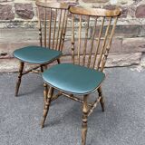 2 vintage Baumann Restaurant cafe chairs