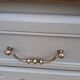 Commode de style louis xv  peinte