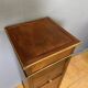 Directoire bedside table in mahogany and brass