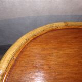 Vintage wicker rattan lounge coffee table