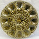 Antique oyster plate barbotine Sarreguemines