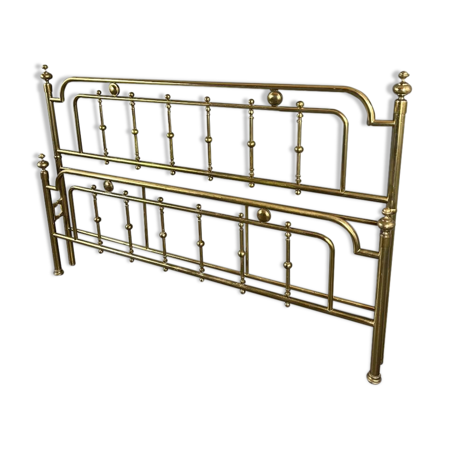 Brass bed, 20th century