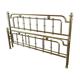 Brass bed, 20th century