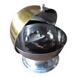 Vintage metal sugar bowl