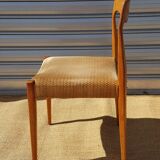 Suite of five Scandinavian chairs Roche Bobois