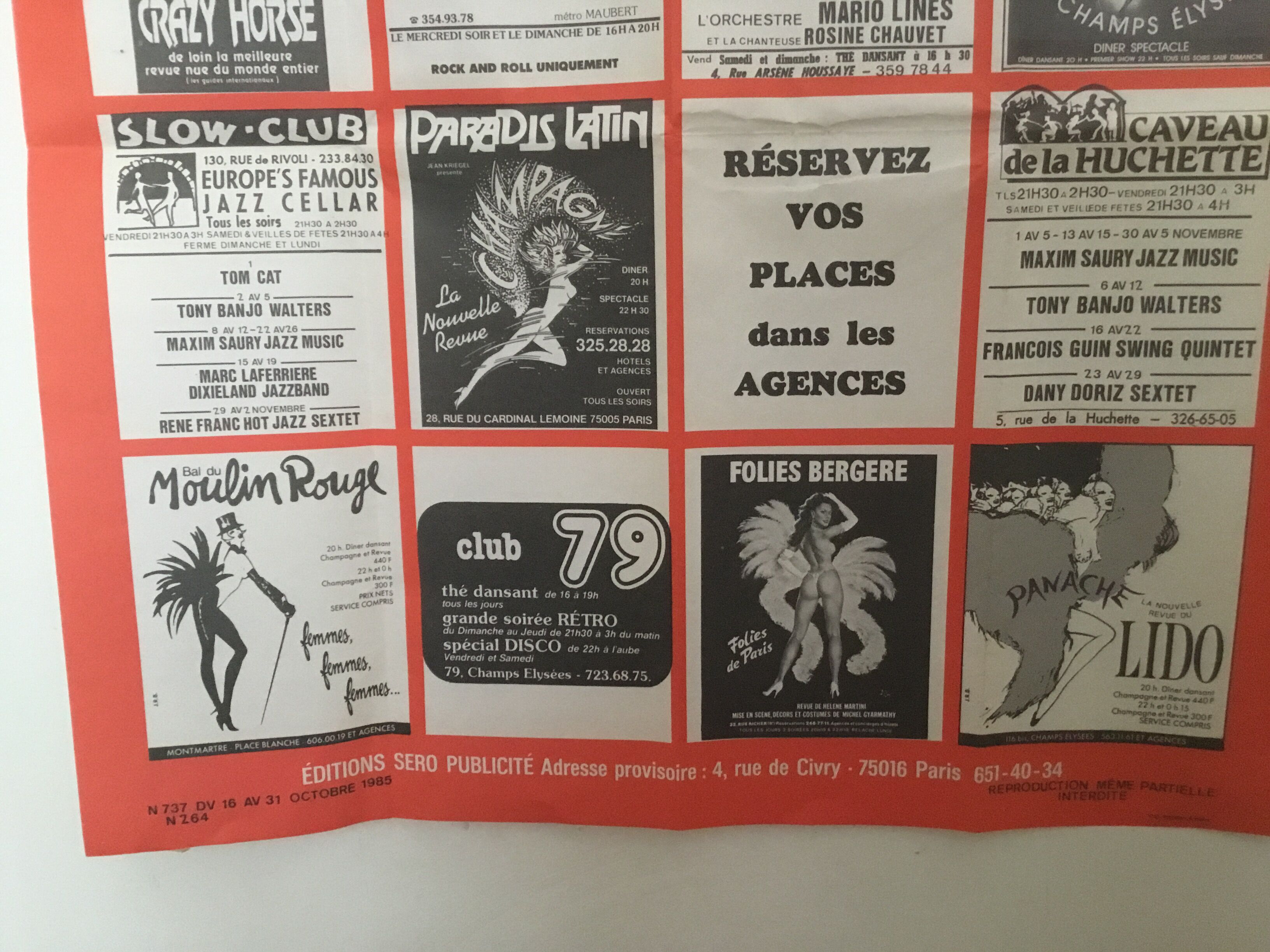 Poster of Parisian shows