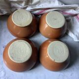 4 petits bols Digoin crespo Sarreguemines