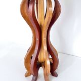 Lampe unique en bois années 60