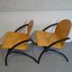 2 vintage low chairs