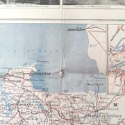Carte ancienne France Bretagne Rennes St Malo