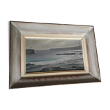 Signed marine painting