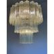 Italian Murano Glass Flush Mount with “Tronchi” Design