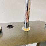 Vintage Postmodern Table Lamp, 4 Light Metal Lamp with Chrome Details, ´80