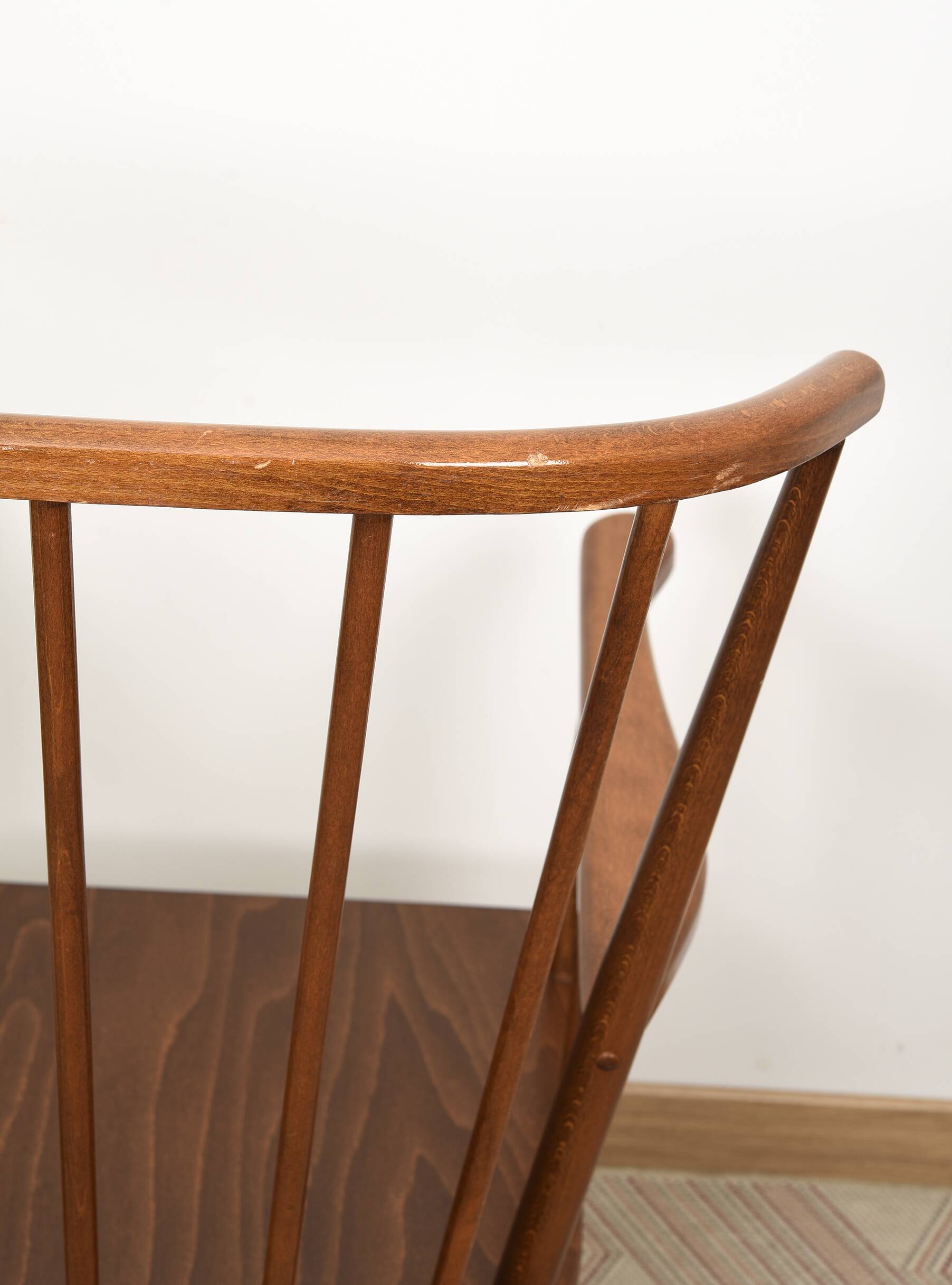 Fan armchairs signed armchair baumann