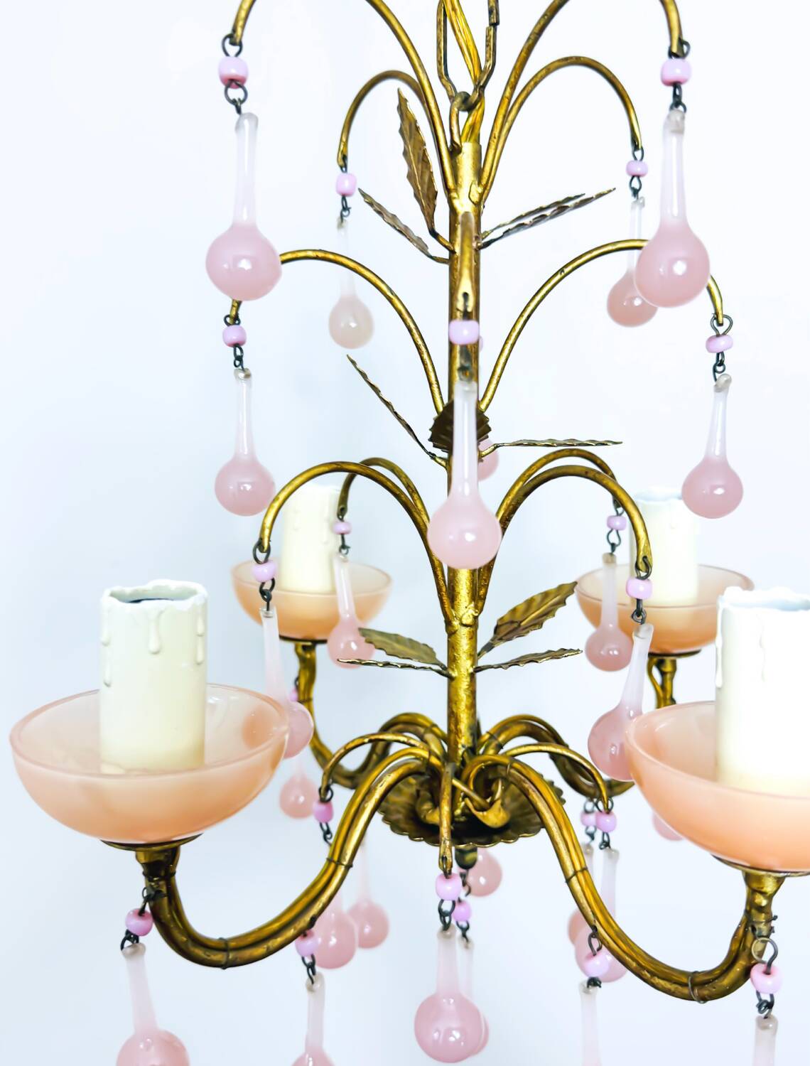 Murano Drop Pendant Light 1930s