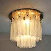 Star recessed plastered plastered in brass and frosted glass Glash-tte Limburg