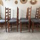 Set of 8 Scandinavian ladderback chairs, 1960s.
