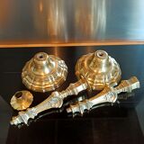 Pair of Regency period candle holders