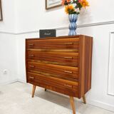 Commode vintage pieds compas