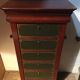 "Mahogany-coloured cherry wood notary cabinet 'Félix Monge'"