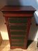 "Mahogany-coloured notary cabinet in cherry wood 'Félix Monge'"