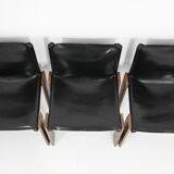 Set of 6 Monk Dining Chairs by Afra & Tobia Scarpa for Molten