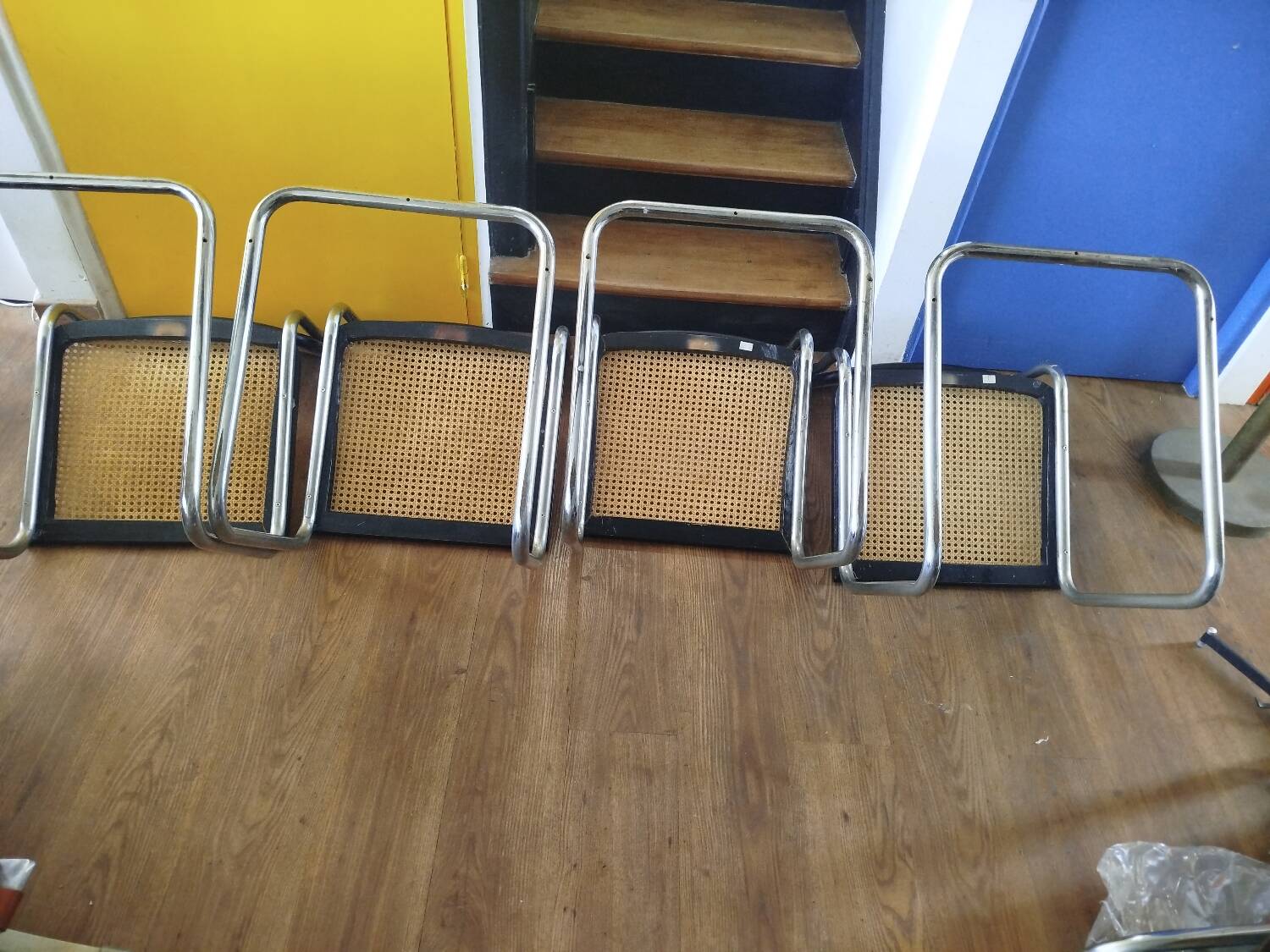 Ensemble de 4 chaises Marcel Breuer Made in Italy 04/94