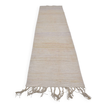 Tapis Kilim turc vintage en chanvre sku3982