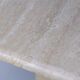 Set of 3 vintage travertine nesting coffee tables