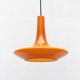 Mid-century glass tulip pendant by Peill & Putzler, 1960s