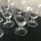 Set of 11 port glasses or DAUM verrines