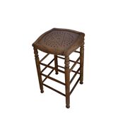 Old wooden bar stool