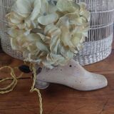 Table lamp wood shoe tree