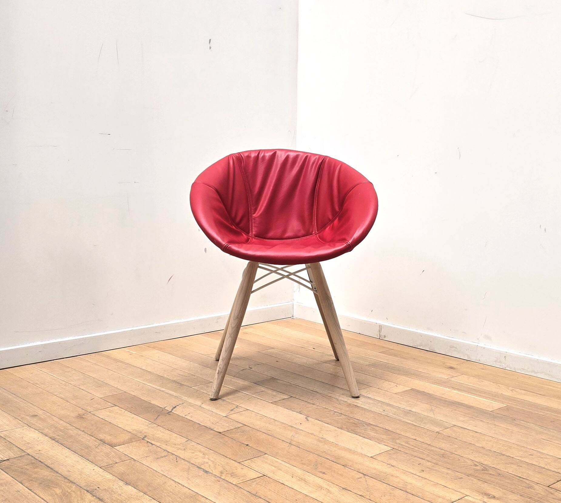 Pair of Gliss Wood 904 armchairs, Pedrali