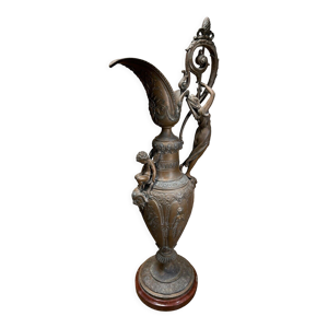 Aiguière napoléon III, régule,marbre,