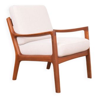 Danish Teak Senator Lounge Chair by Ole Wanscher for France & Son, 1960s.