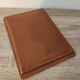 Set accessories office set quilted leather