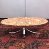 Coffee table in pink marble 1970